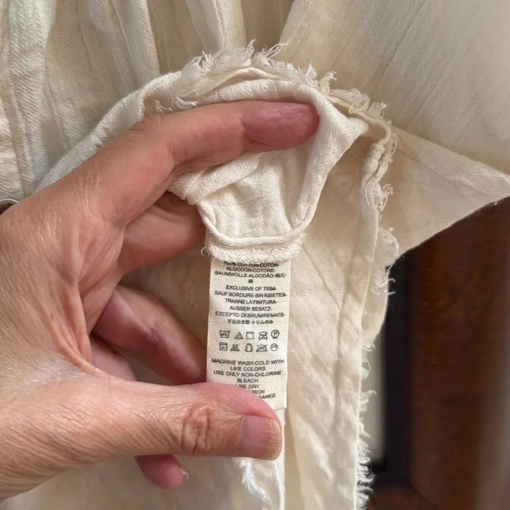 Free People Sand Dune Henley Top Small - Picture 8 of 9